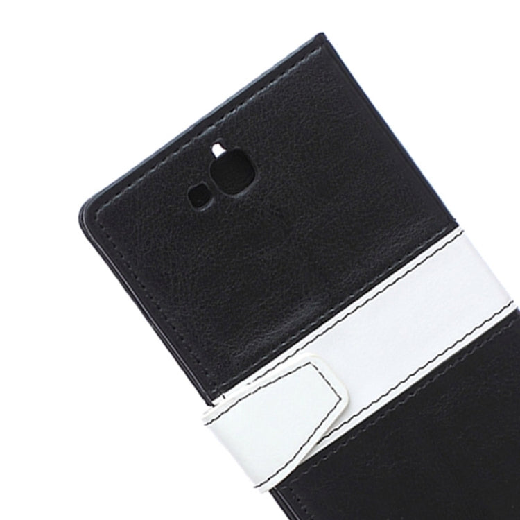 Horizontal Flip Color Matching Leather Case with Holder & Card Slots & Wallet for Huawei Honor Holly