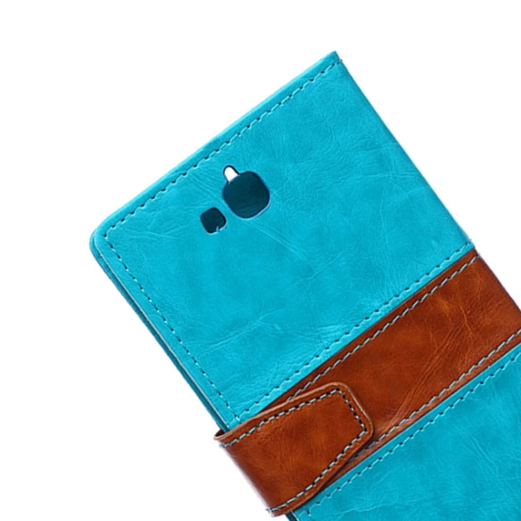 Horizontal Flip Color Matching Leather Case with Holder & Card Slots & Wallet for Huawei Honor Holly