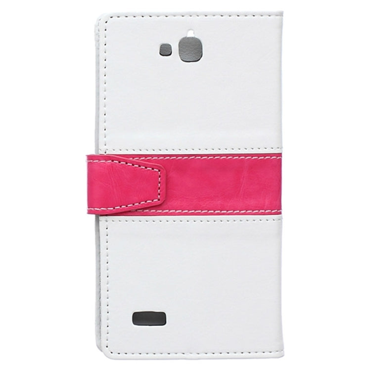 Horizontal Flip Color Matching Leather Case with Holder & Card Slots & Wallet for Huawei Honor Holly