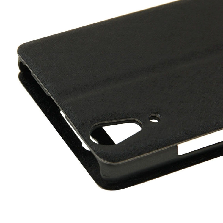 Horizontal Flip Leather Case with Holder & Caller ID Display & Unlock Window for Lenovo K3
