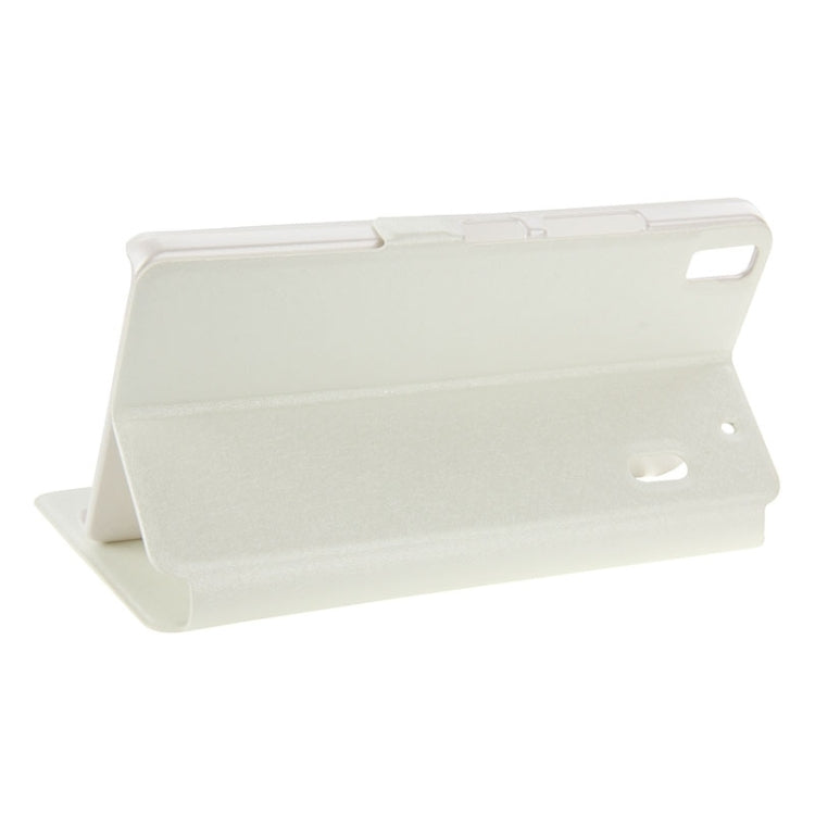 Horizontal Flip Leather Case with Holder & Caller ID Display Window & Unlock Window for Lenovo K3 Note