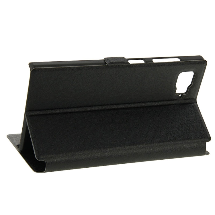 Horizontal Flip Leather Case with Holder & Caller ID Display Window & Unlock Window for Lenovo Vibe Z2
