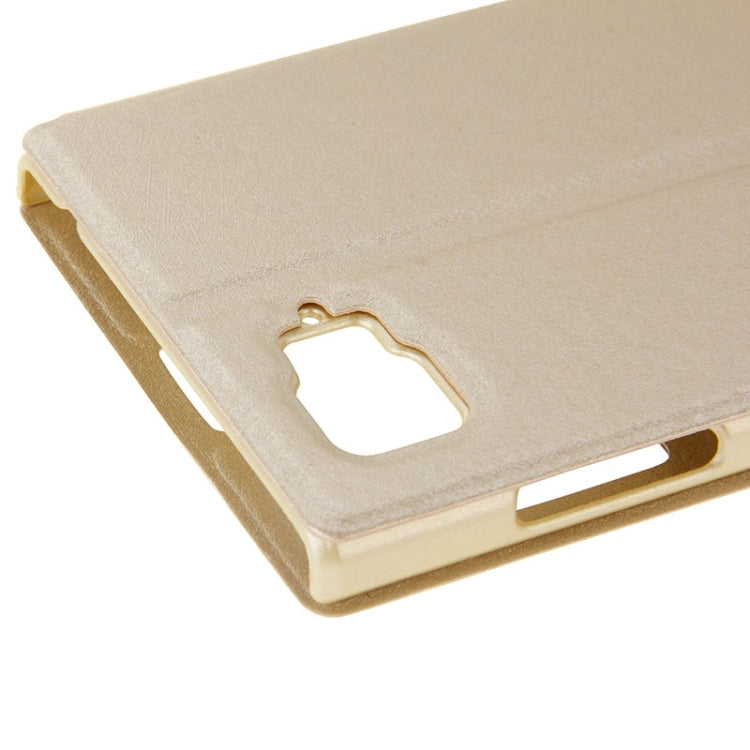 Horizontal Flip Leather Case with Holder & Caller ID Display Window & Unlock Window for Lenovo Vibe Z2