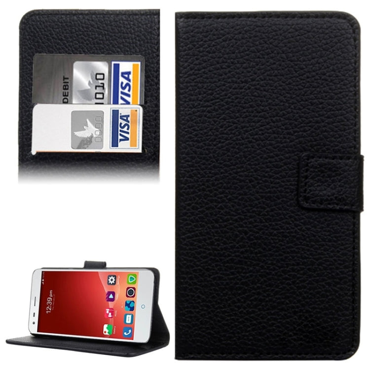 Litchi Texture Leather Case with Holder & Card Slots & Wallet for ZTE Blade S6
