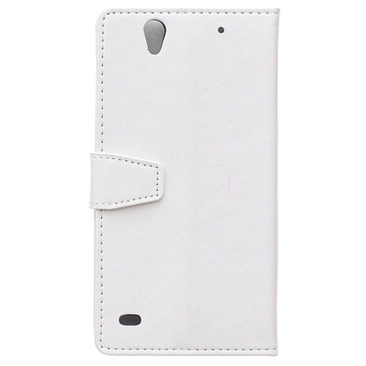 Crazy Horse Texture Horizontal Flip Magnetic Buckle Leather Case with Card Slots & Wallet & Holder for Sony Xperia C4