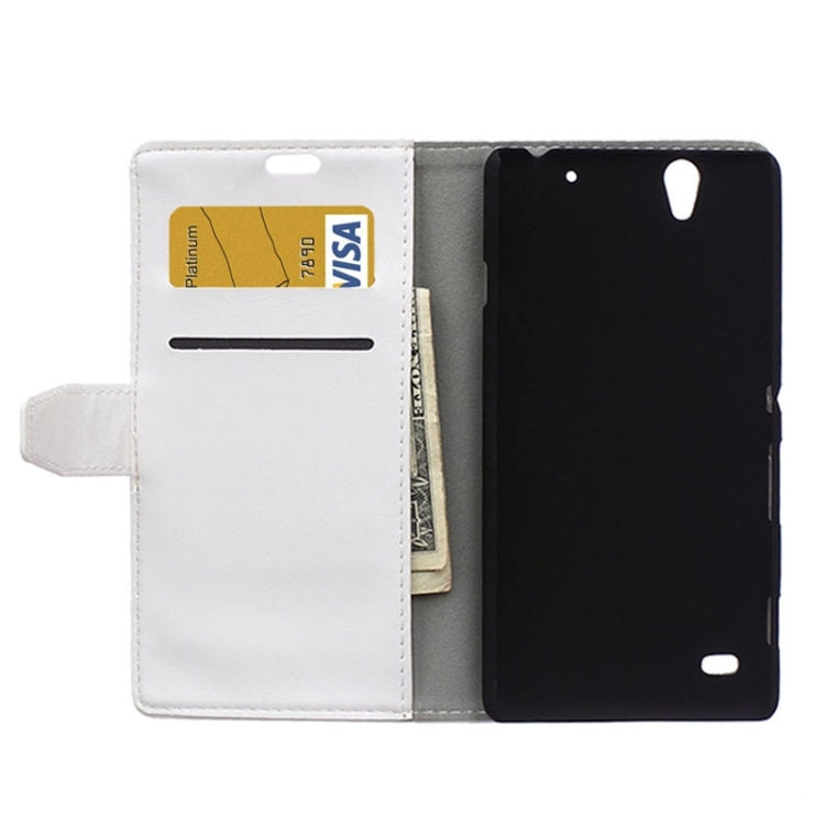 Crazy Horse Texture Horizontal Flip Magnetic Buckle Leather Case with Card Slots & Wallet & Holder for Sony Xperia C4