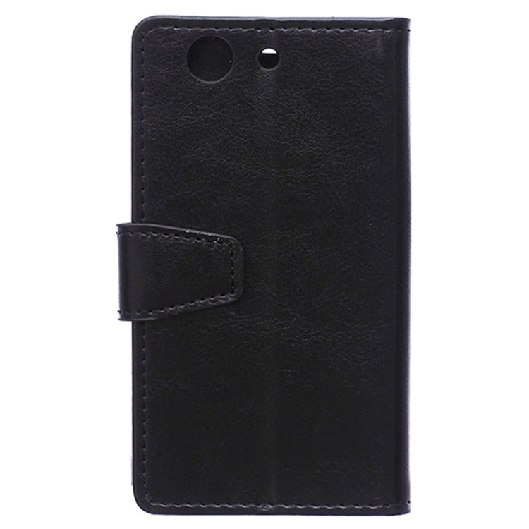 Crazy Horse Texture Horizontal Flip Magnetic Buckle Leather Case with Card Slots & Wallet & Holder for Sony Xperia Z4 Compact