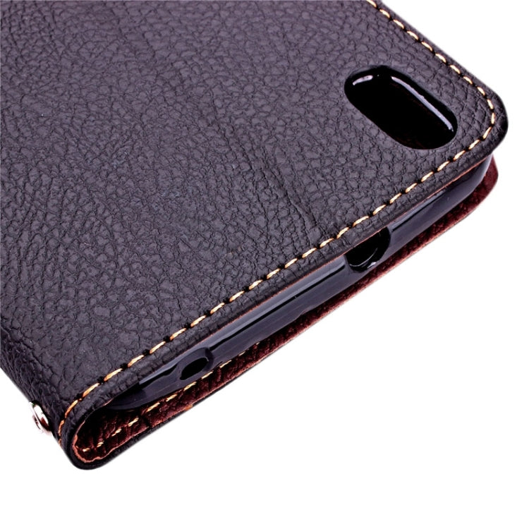 For HTC Desire 816 Leaf Magnetic Snap Litchi Texture Horizontal Flip Leather Case with Card Slots & Holder & Wallet & Lanyard