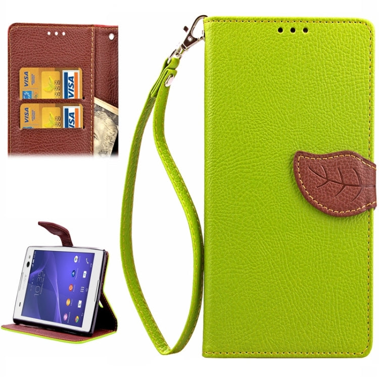 Litchi Texture Horizontal Leather Case with Holder & Card Slots & Wallet & Lanyard for Sony Xperia C3 / D2533