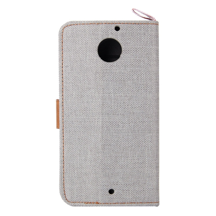 Denim Texture Leather Case with Card Slots & Holder & Lanyard for Moto X(2nd Gen.)