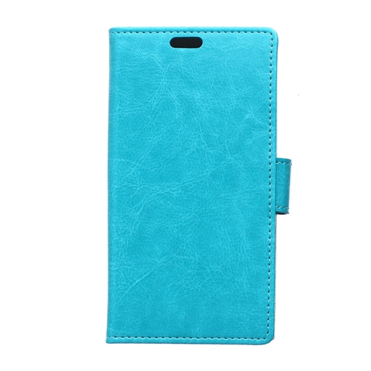 Crazy Horse Texture Horizontal Flip Solid Color Magnetic Buckle Leather Case with Holder & Card Slots & Wallet for Blackberry Classic / Q20