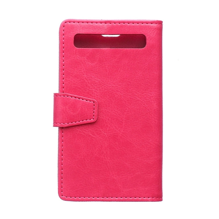 Crazy Horse Texture Horizontal Flip Solid Color Magnetic Buckle Leather Case with Holder & Card Slots & Wallet for Blackberry Classic / Q20