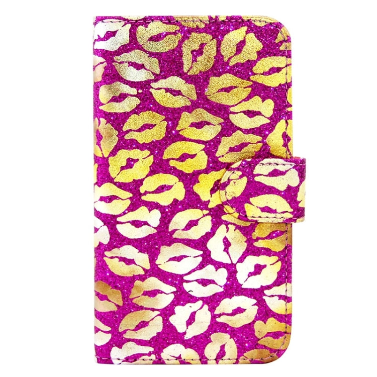 Lips Pattern Leather Case with Holder & Card Slots & Wallet for Microsoft Lumia 640