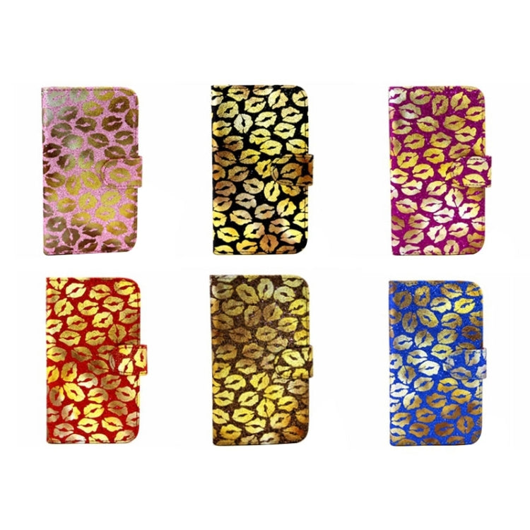 Lips Pattern Leather Case with Holder & Card Slots & Wallet for Microsoft Lumia 640