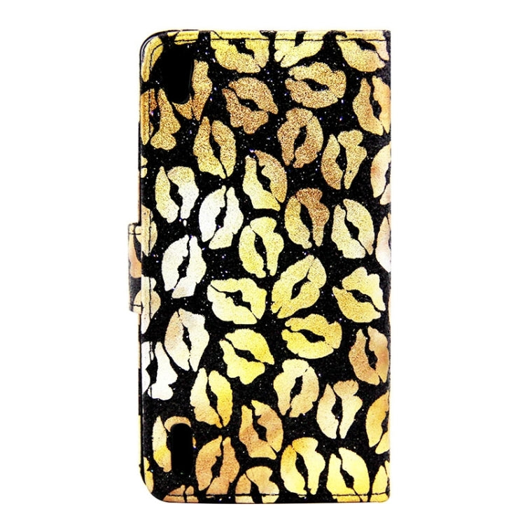 Lips Pattern Leather Case with Holder & Card Slots & Wallet for Huawei Ascend P7