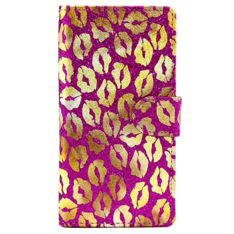 Lips Pattern Leather Case with Holder & Card Slots & Wallet for Sony Xperia Z4