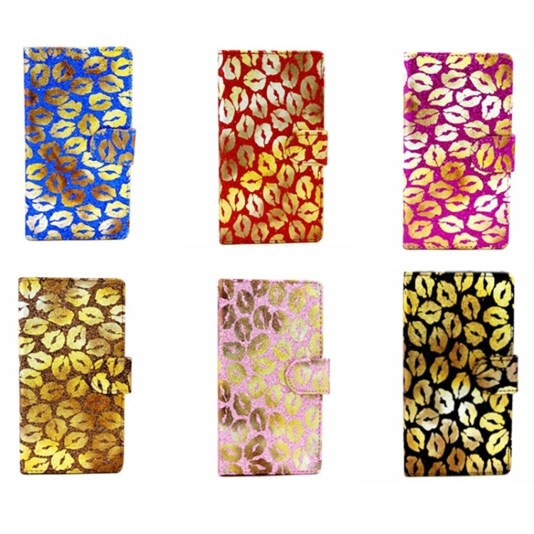 Lips Pattern Leather Case with Holder & Card Slots & Wallet for Huawei P8