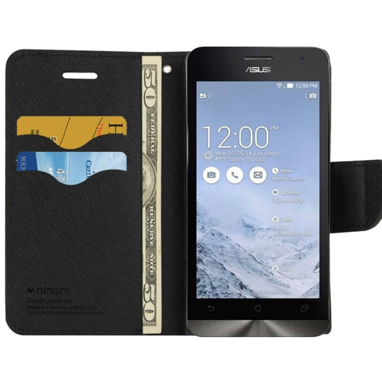 Cross Texture Horizontal Flip Leather Case with Credit Card Slots & Wallet & Holder for ASUS ZenFone 6