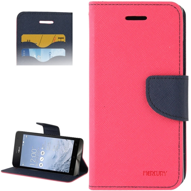 Cross Texture Horizontal Flip Leather Case with Credit Card Slots & Wallet & Holder for ASUS ZenFone 6