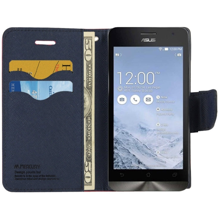 Cross Texture Horizontal Flip Leather Case with Credit Card Slots & Wallet & Holder for ASUS ZenFone 6
