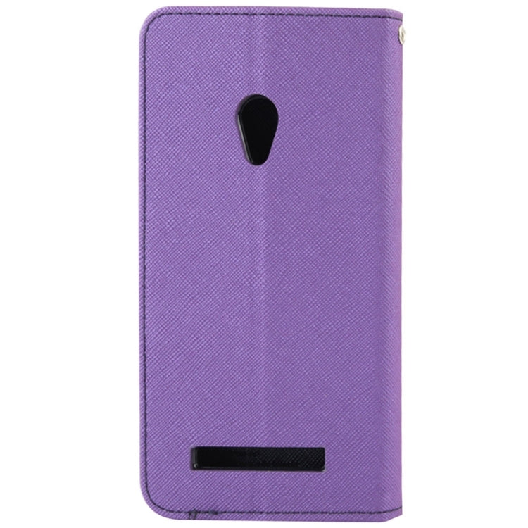 Cross Texture Horizontal Flip Leather Case with Credit Card Slots & Wallet & Holder for ASUS ZenFone 6