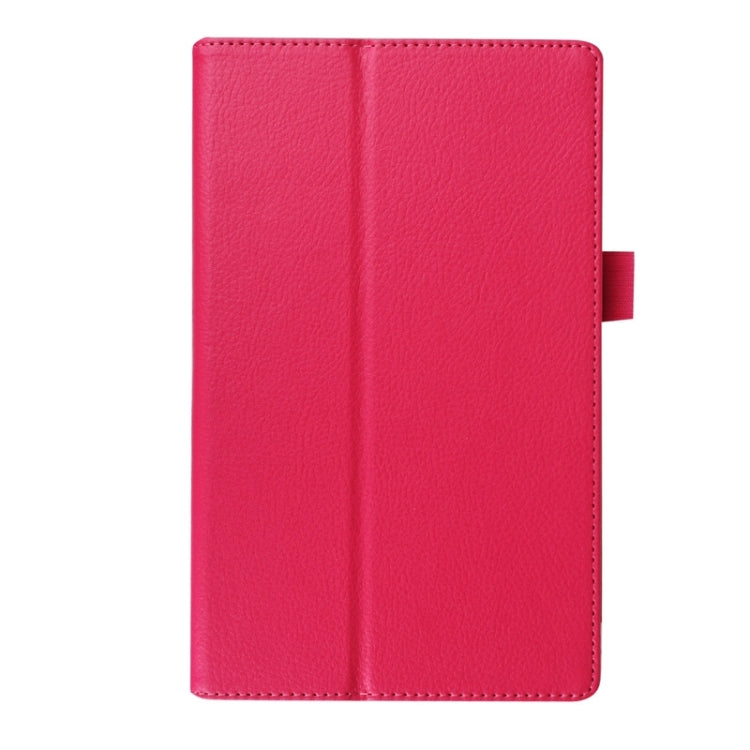 Litchi Texture Horizontal Flip Solid Color Leather Case with Two-Folding Holder for Lenovo Tab 2 A8
