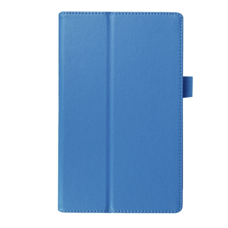 Litchi Texture Horizontal Flip Solid Color Leather Case with Two-Folding Holder for Lenovo Tab 2 A8