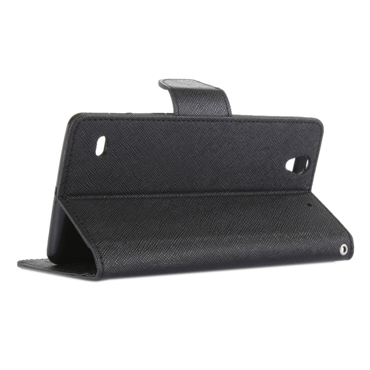 Color Matching Style Cross Texture Horizontal Flip Leather Case with Holder & Card Slots & Wallet for Sony Xperia C4