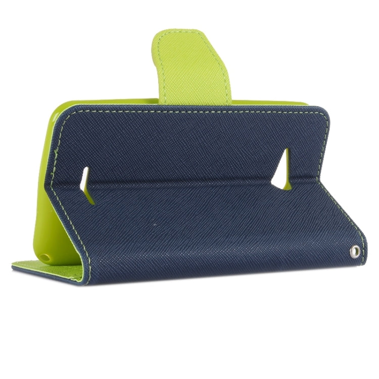 Color Matching Style Cross Texture Horizontal Flip Leather Case with Holder & Card Slots & Wallet for Sony Xperia E4G