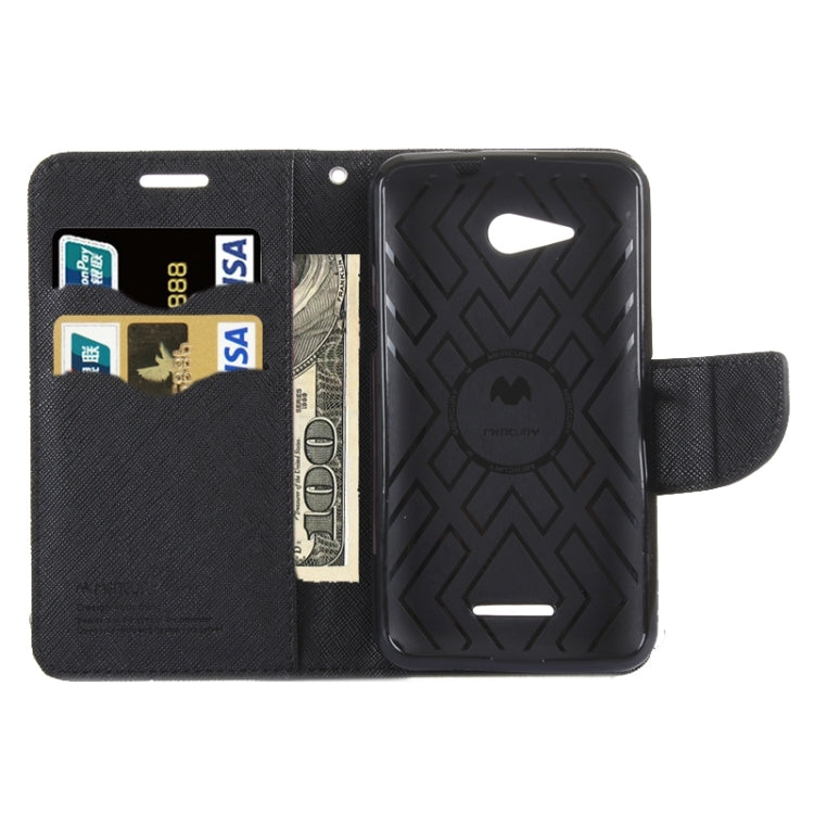 Color Matching Style Cross Texture Horizontal Flip Leather Case with Holder & Card Slots & Wallet for Sony Xperia E4G