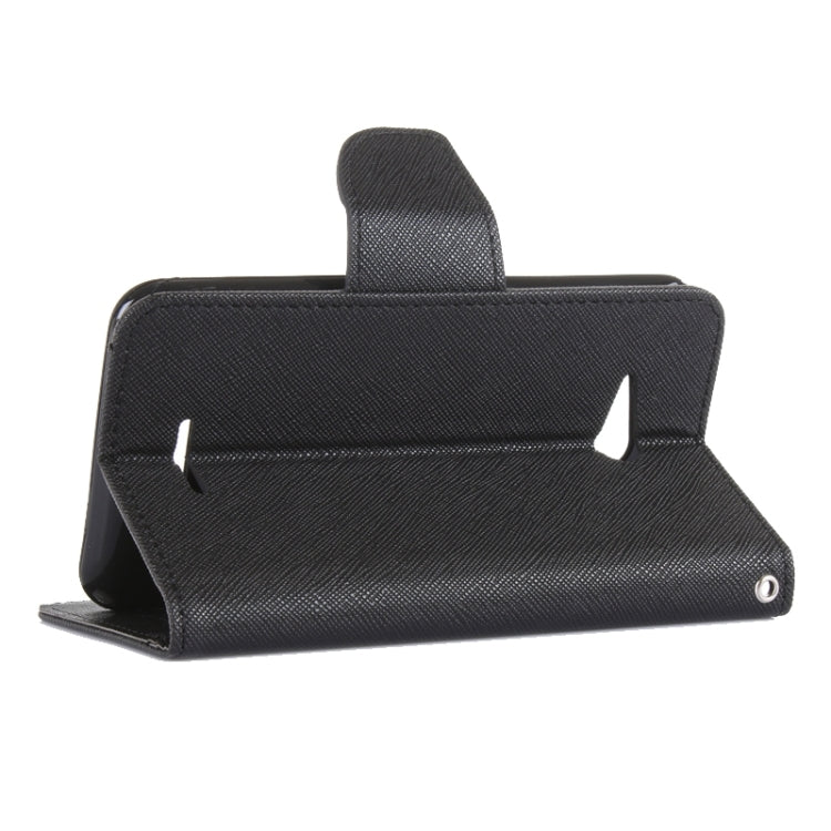 Color Matching Style Cross Texture Horizontal Flip Leather Case with Holder & Card Slots & Wallet for Sony Xperia E4G