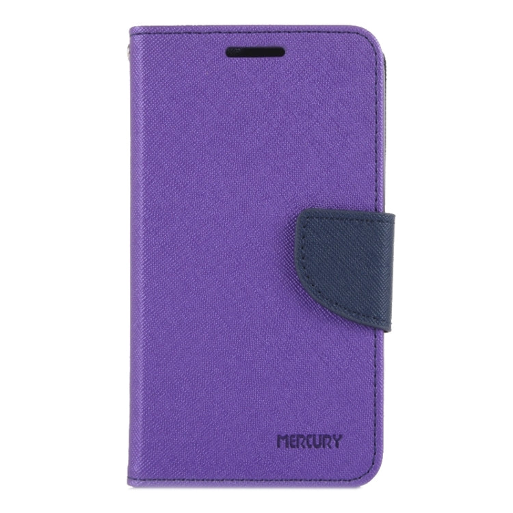 Color Matching Style Cross Texture Horizontal Flip Leather Case with Holder & Card Slots & Wallet for Sony Xperia E4G