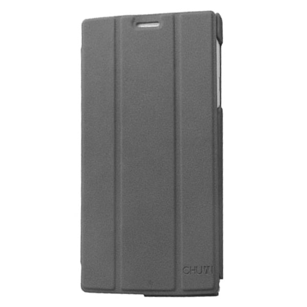 Protective PU Leather Case with Holder for CHUWI DX1(Grey)