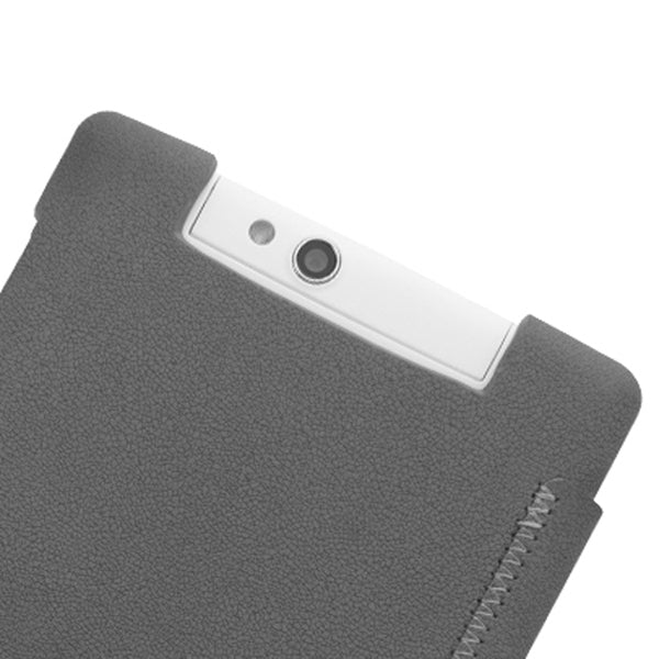 Protective PU Leather Case with Holder for CHUWI DX1(Grey)
