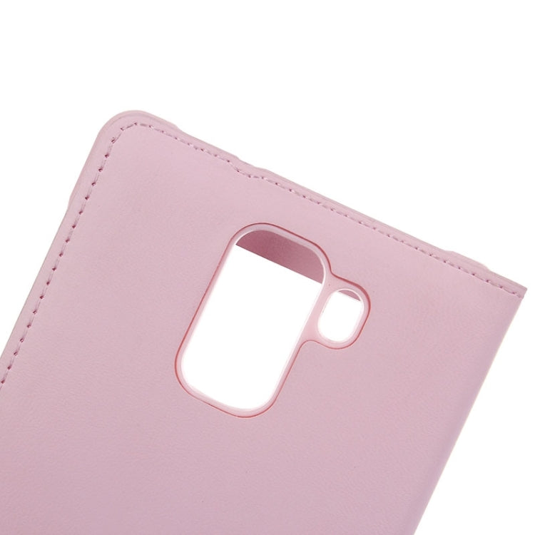 Litchi Texture Horizontal Flip Leather Case with Call Display ID for Huawei Honor 7