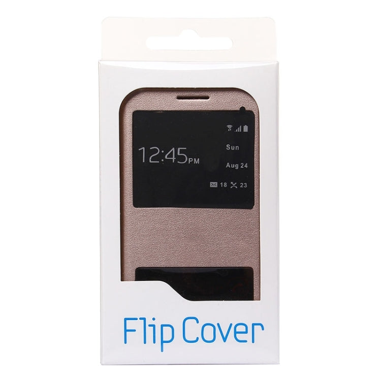 Litchi Texture Horizontal Flip Leather Case with Call Display ID for Huawei Honor 7