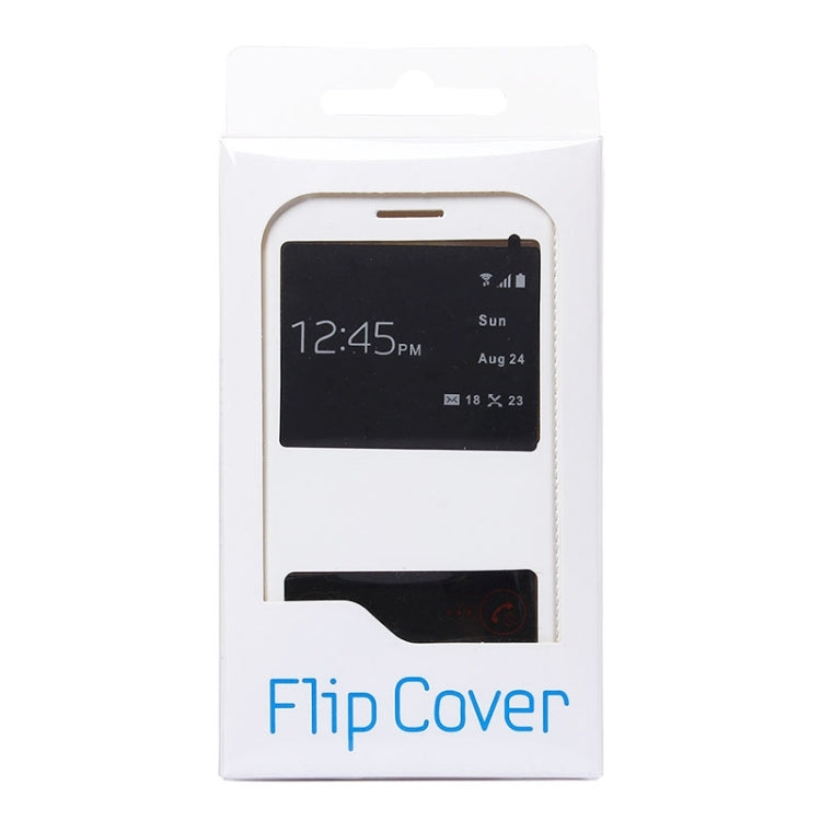 Litchi Texture Horizontal Flip Leather Case with Call Display ID for Huawei Honor 7