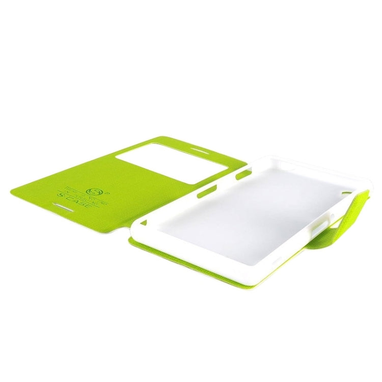 Canvas Texture Horizontal Flip Leather Case with Holder & Caller ID Window for Sony Xperia Z3