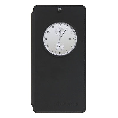 KINGZONE Frosted Thin Leather Case with Window for KINGZONE N5(Black)