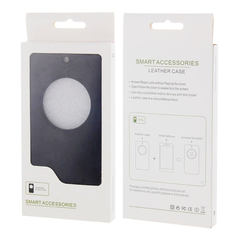 KINGZONE Frosted Thin Leather Case with Window for KINGZONE N5(Black)