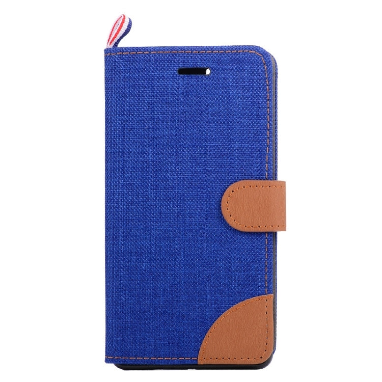 Denim Fabric Leather Case with Holder & Card Slots for Sony Xperia C4