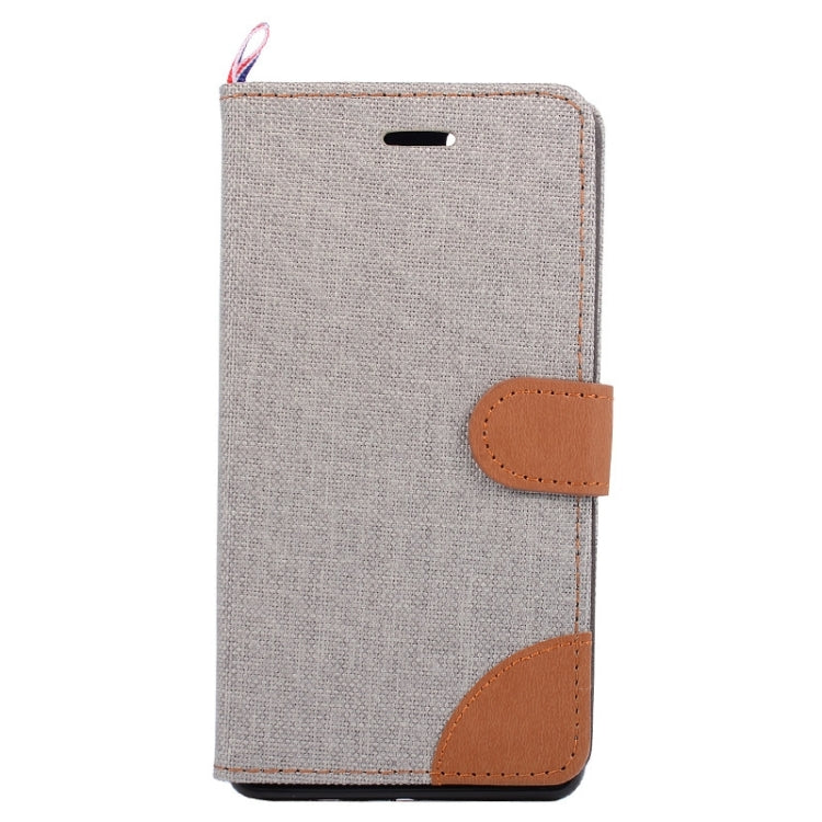 Denim Fabric Leather Case with Holder & Card Slots for Sony Xperia C4