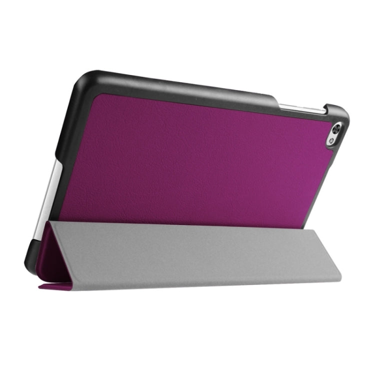 Custer Texture Texture Horizontal Flip Leather Case with 3-folding Holder for Huawei MediaPad M2 8.0