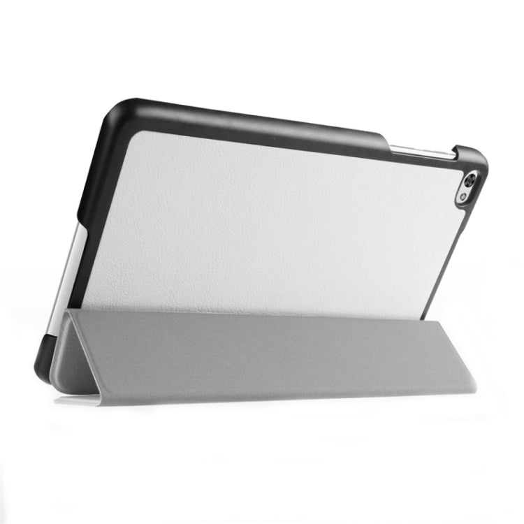 Custer Texture Texture Horizontal Flip Leather Case with 3-folding Holder for Huawei MediaPad M2 8.0