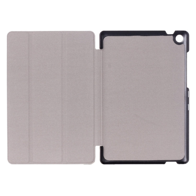 Custer Texture Horizontal Flip Leather Case with 3-folding Holder for ASUS ZenPad 10 / Z300