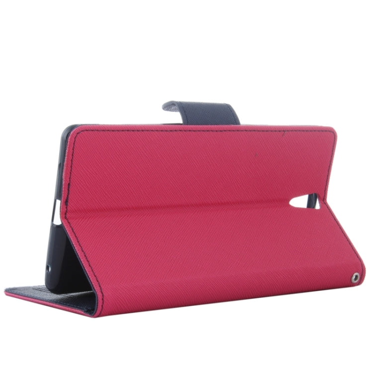 Color Matching Cross Texture Flip Leather Case with Holder & Card Slots & Wallet for Sony Xperia C5