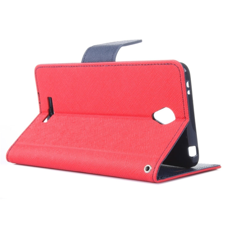 Color Matching Cross Texture Flip Leather Case with Holder & Card Slots & Wallet for Xiaomi Redmi Note 2