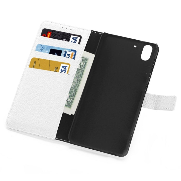 Litchi Texture Horizontal Flip Magnetic Buckle Leather Case with Card Slots & Wallet & Holder for HTC Desire Eye / M910X