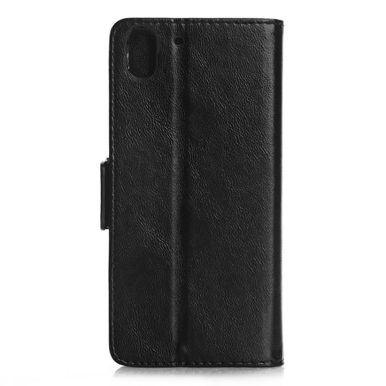 Oil Skin Texture Horizontal Flip Magnetic Buckle Leather Case with Card Slots & Wallet & Holder for HTC Desire Eye / M910X
