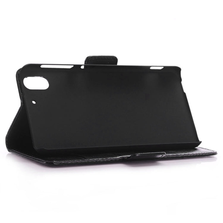Oil Skin Texture Horizontal Flip Magnetic Buckle Leather Case with Card Slots & Wallet & Holder for HTC Desire Eye / M910X